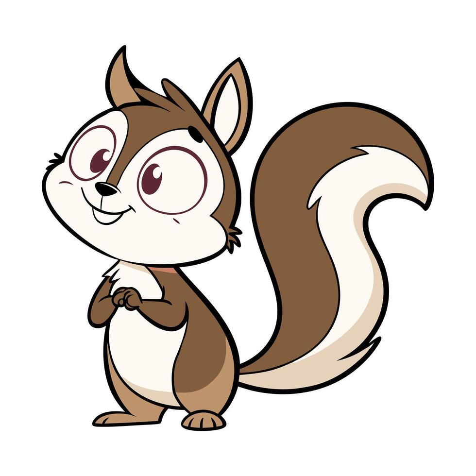 Cartoon squirrel design vector