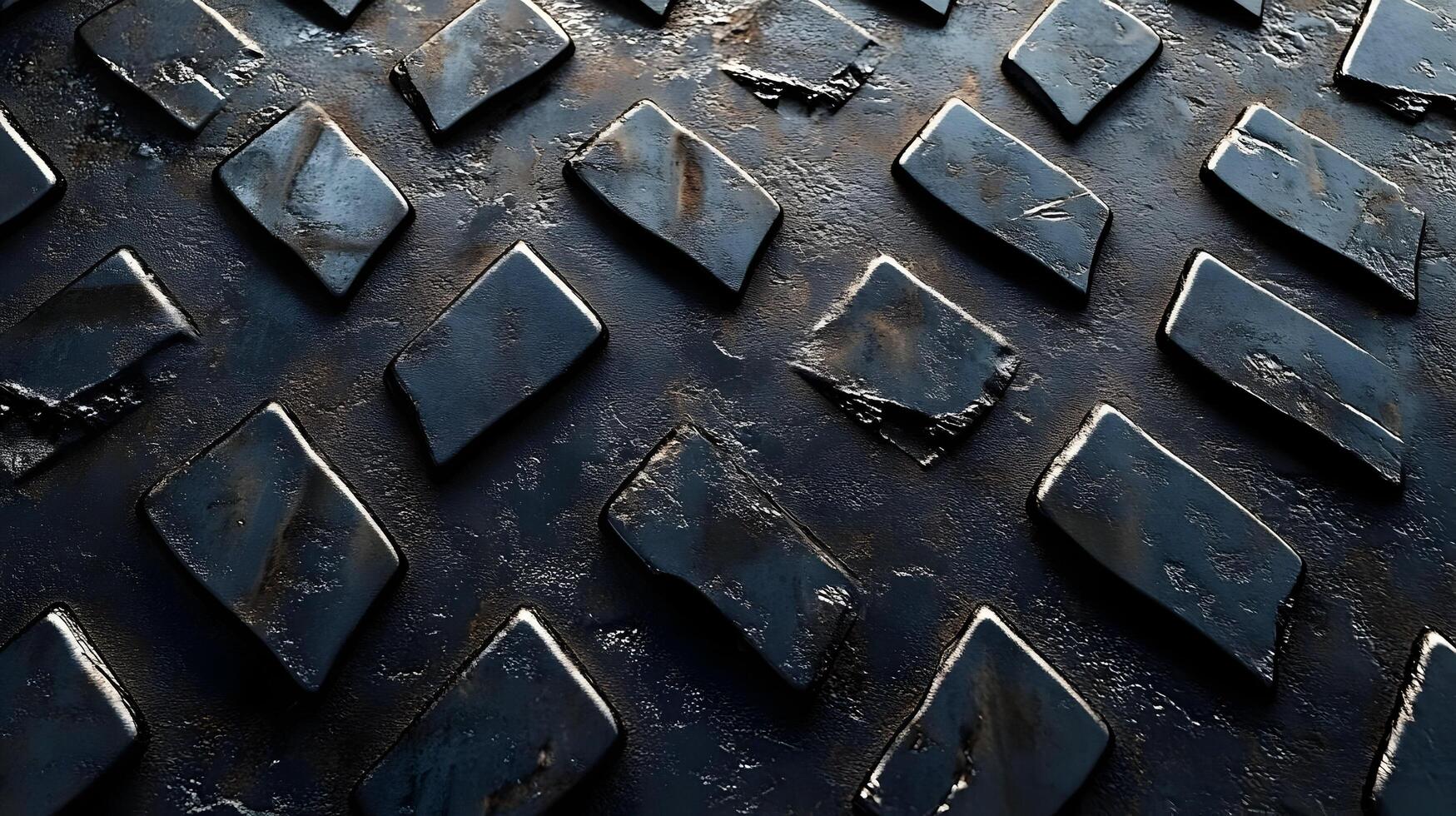 Black Diamond Patterned Texture Illustration photo