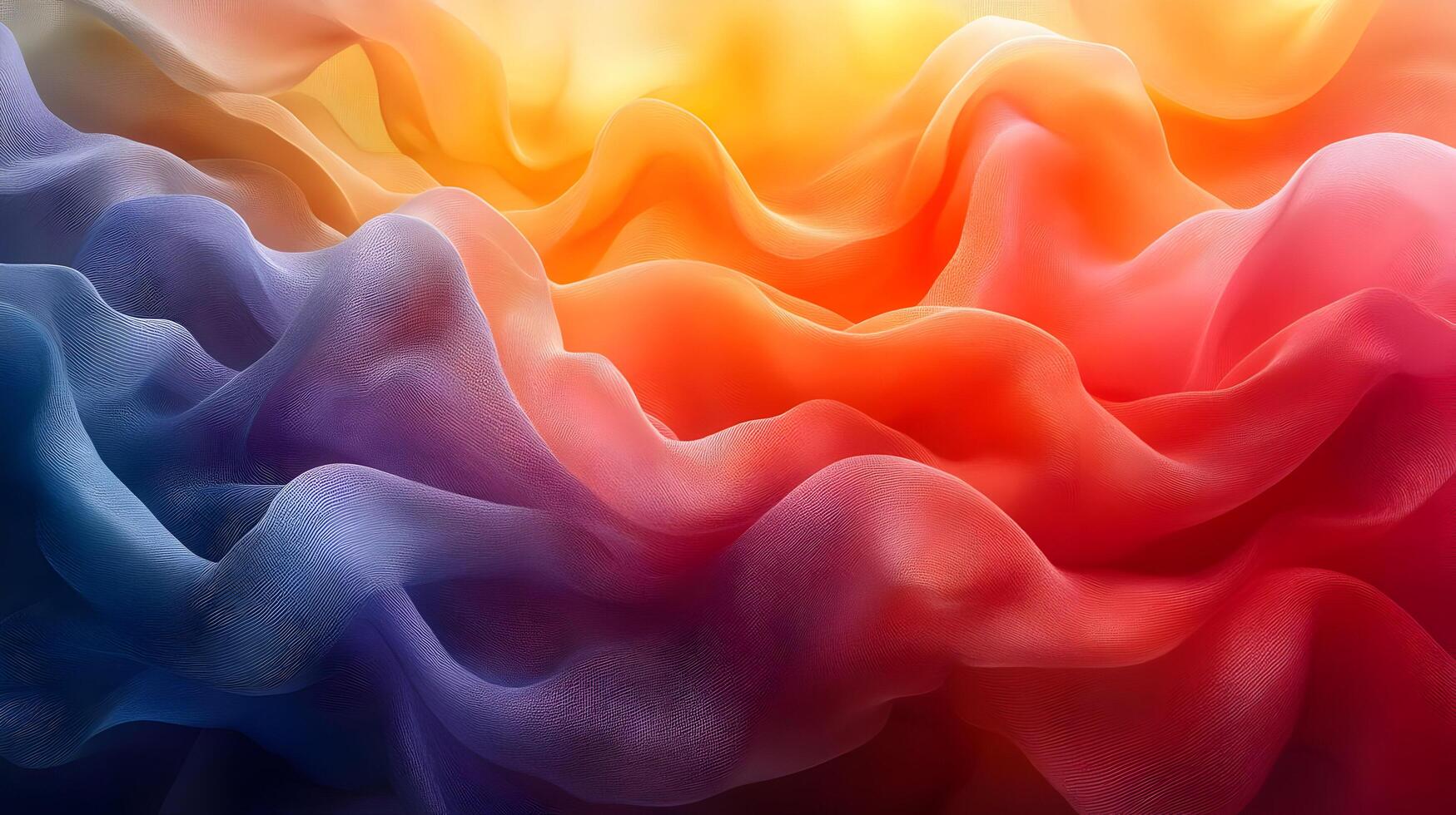Abstract Background with Wavy Lines in Vibrant Colors photo