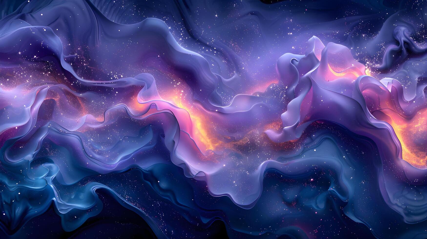 Abstract Background with Wavy Lines and Glitter photo
