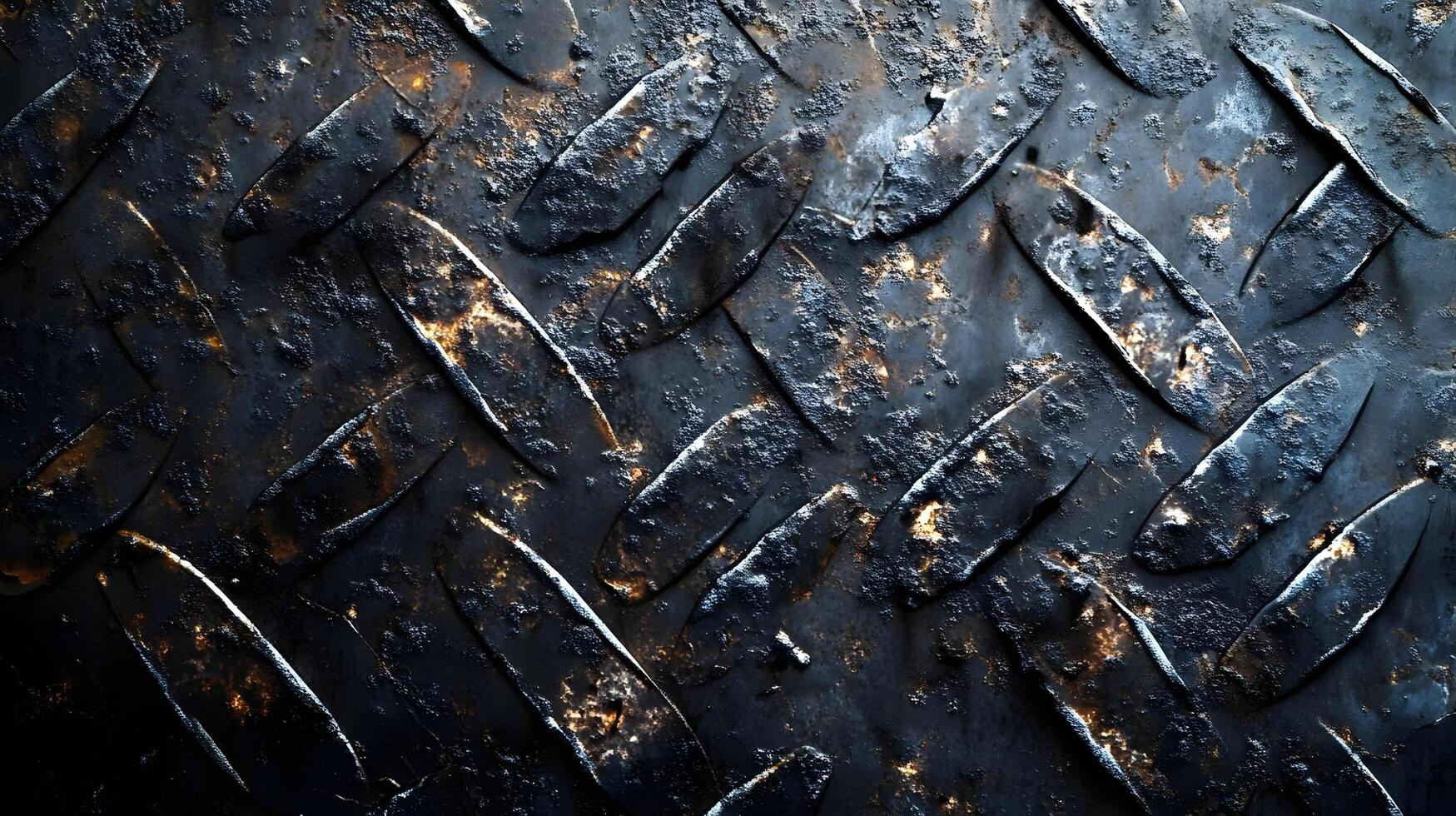 Dark Rusted Metal Texture Background - Grunge, Industrial, Abstract photo