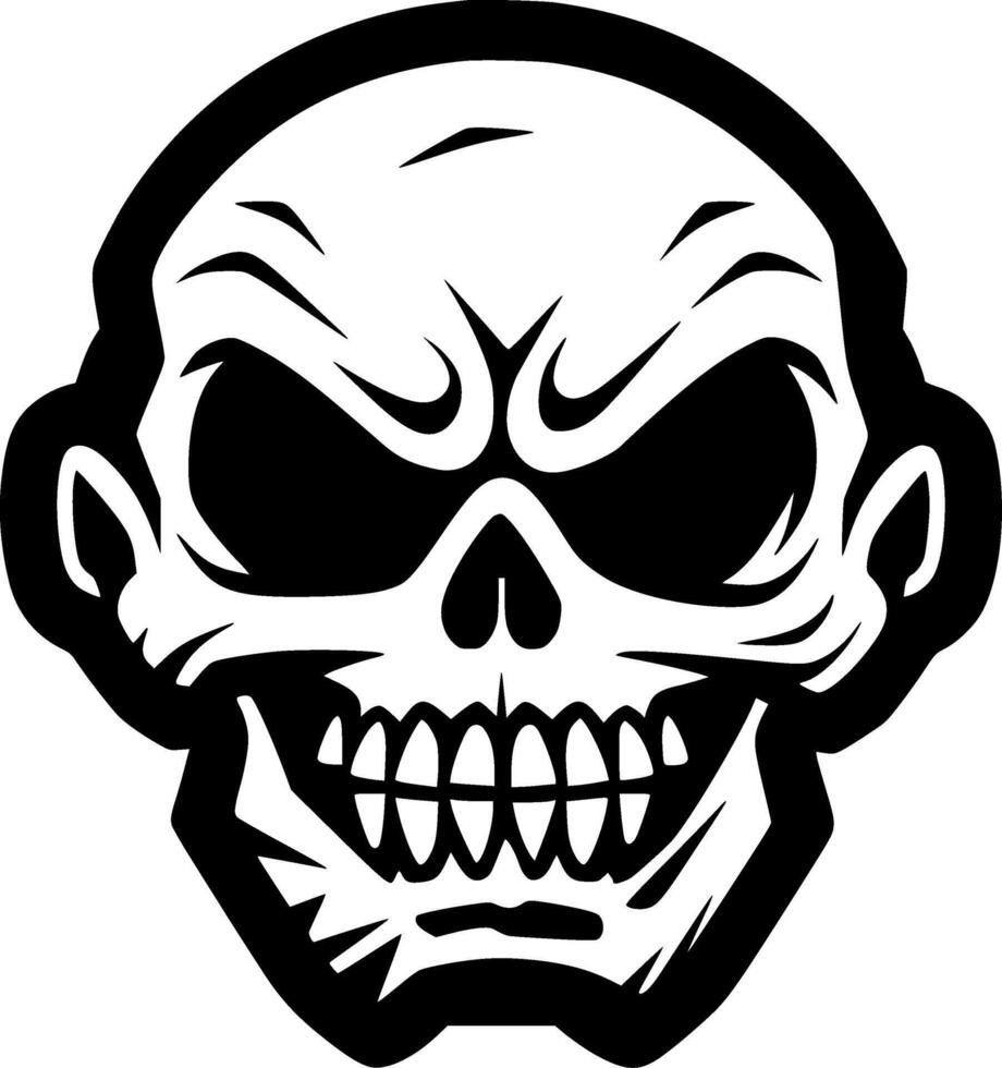 Skull - High Quality Vector Logo - Vector illustration ideal for T-shirt graphic