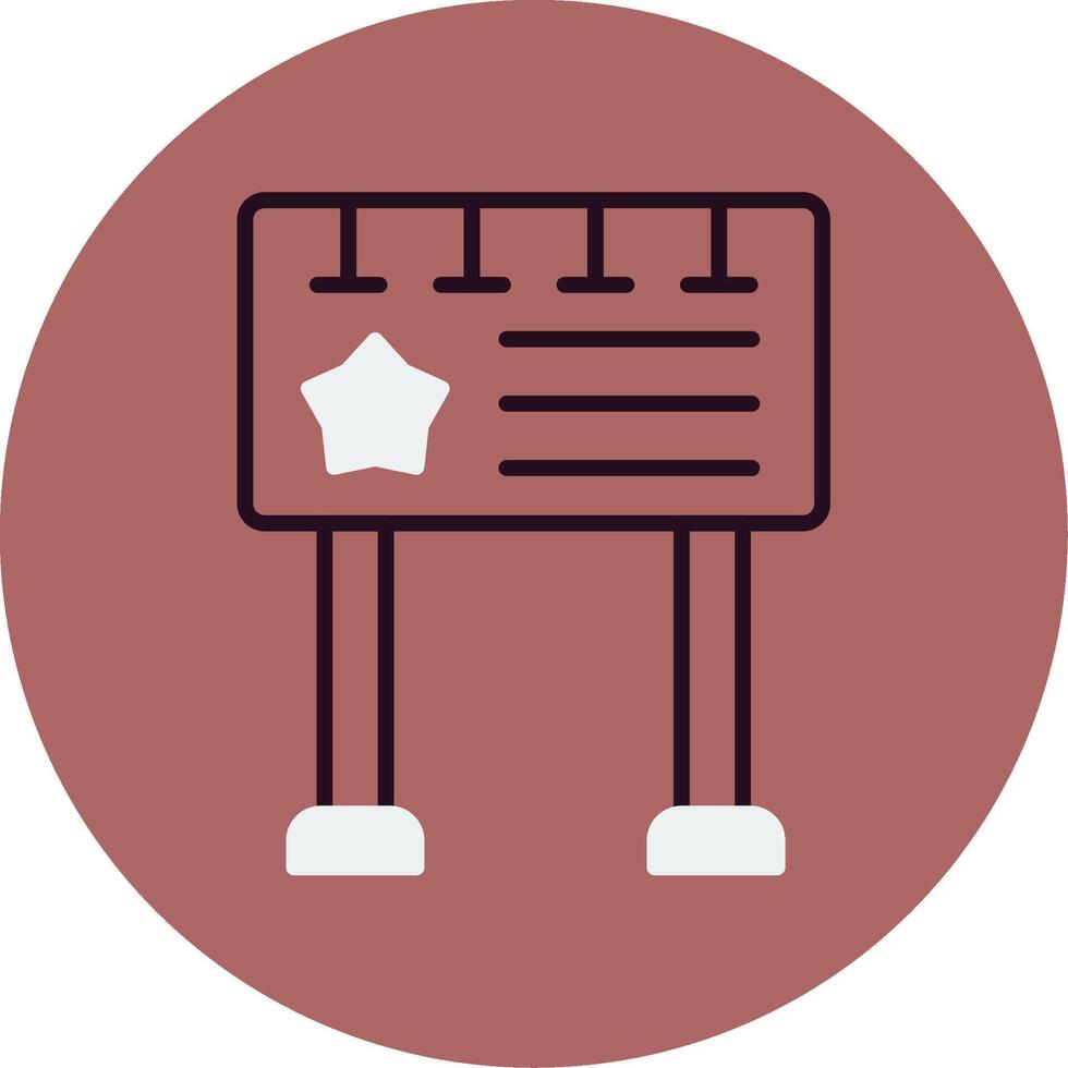 Billboard Vector Icon