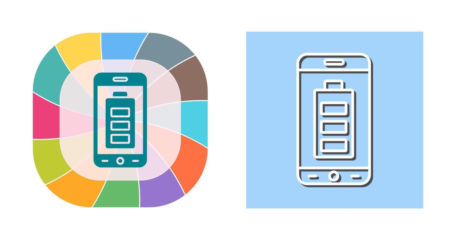 Mobile Battery Vector Icon