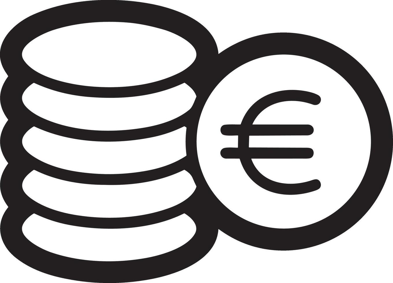 Money exchange payment icon symbol vector image. Illustration of the dollar currency coin graphic design image