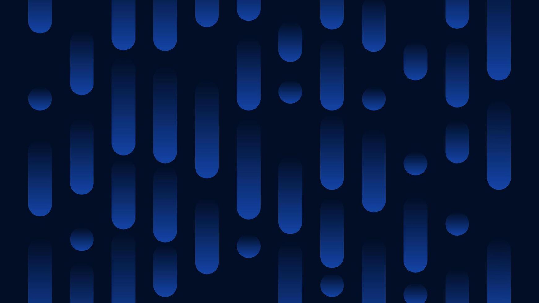 Abstract background of blue liquid descending in darkness. Minimal geometric illustration. Suitable for wallpapers, presentations, projects, etc. vector
