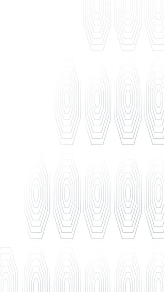 Octagonal geometric minimal white vertical background. Minimal geometric illustration. Suitable for wallpapers, presentations, etc. vector