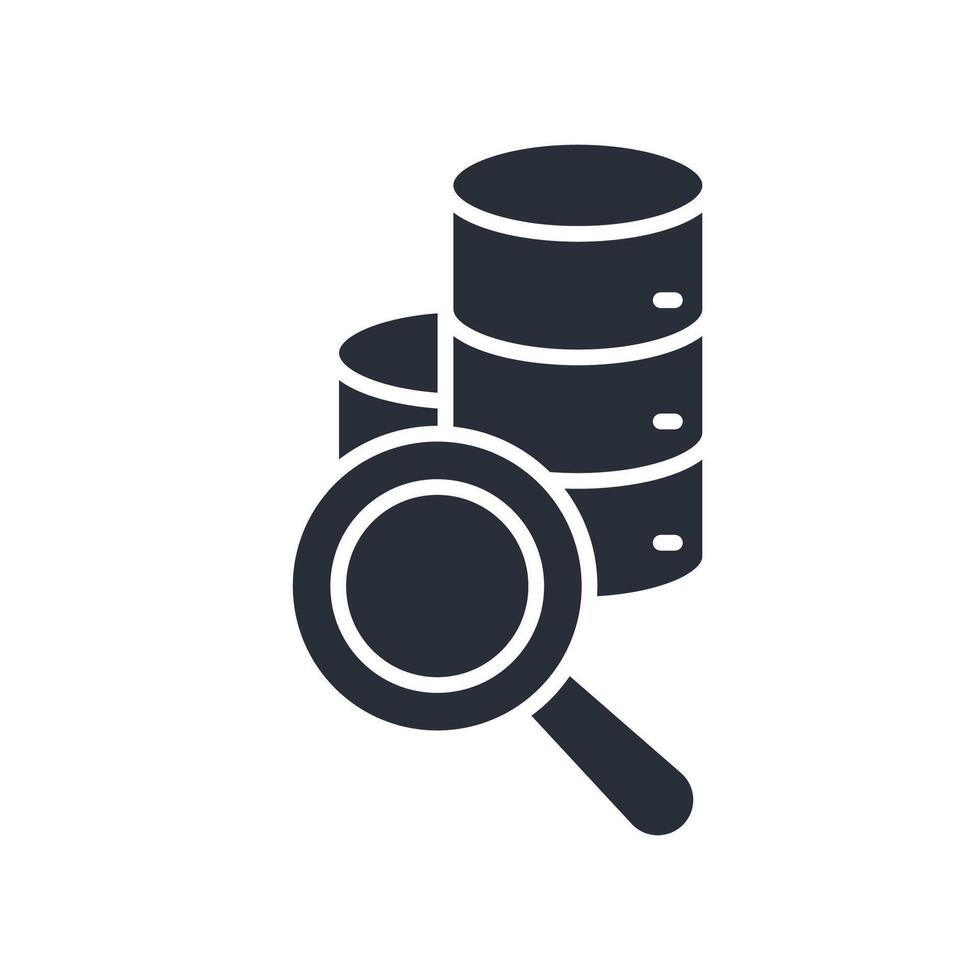 search data icon.Editable stroke.linear style sign for use web design,logo. vector