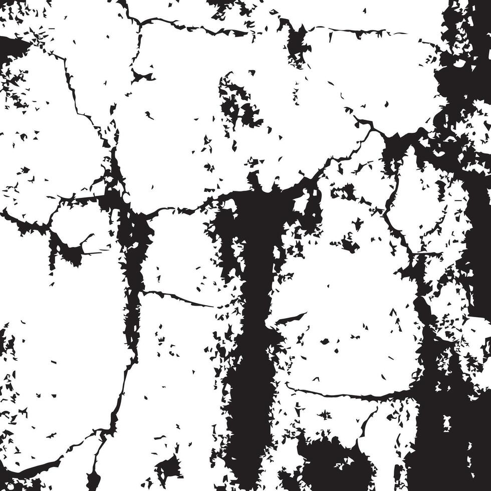 Distorted and Rough Grunge Banner with Torn and Messy Strokes vector
