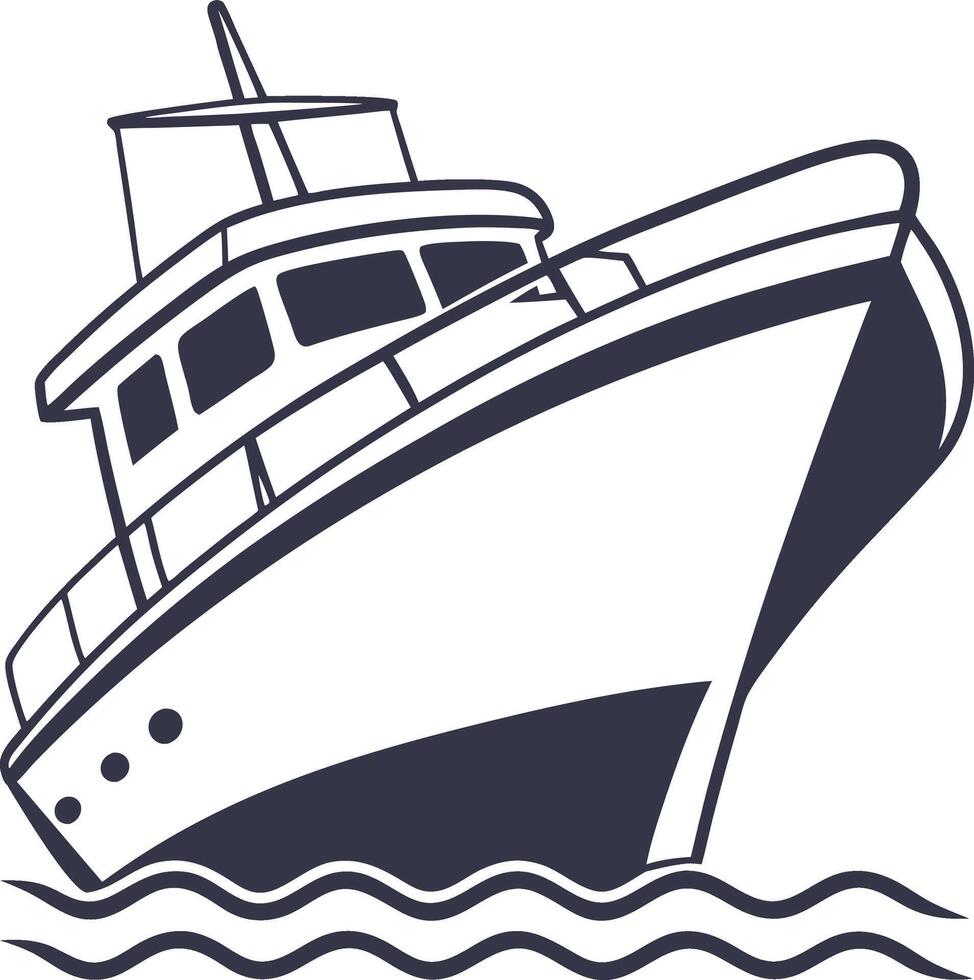 Ship Simple logo vector