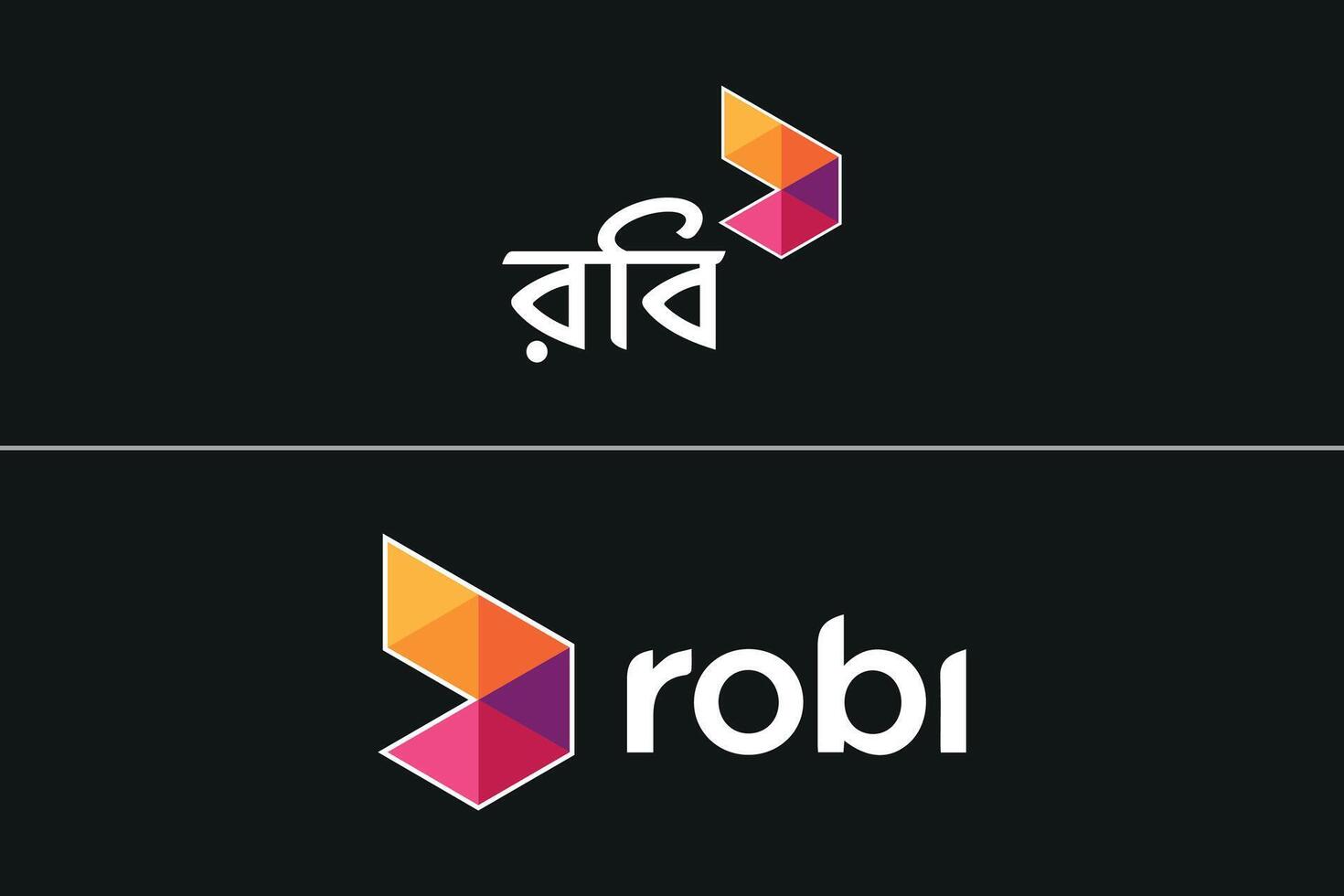 Robi Axiata Robi SIM Company Logo Illustration Premium Quality vector
