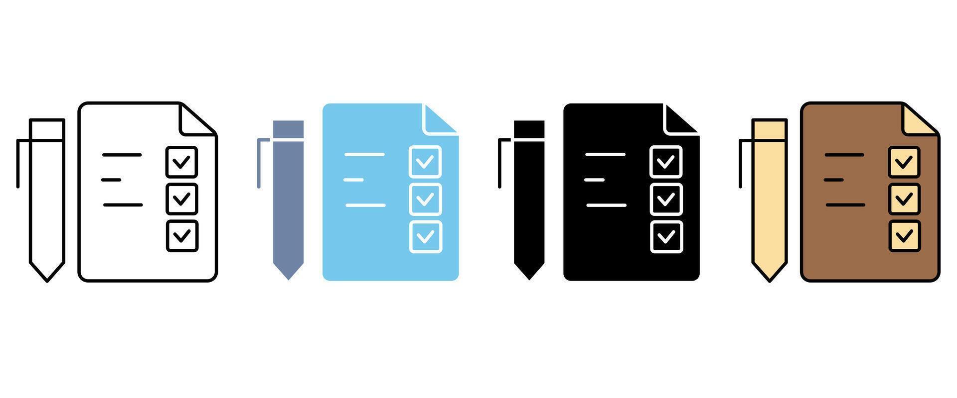 to do list concept line icon. Simple element illustration. to do list concept outline symbol design. vector
