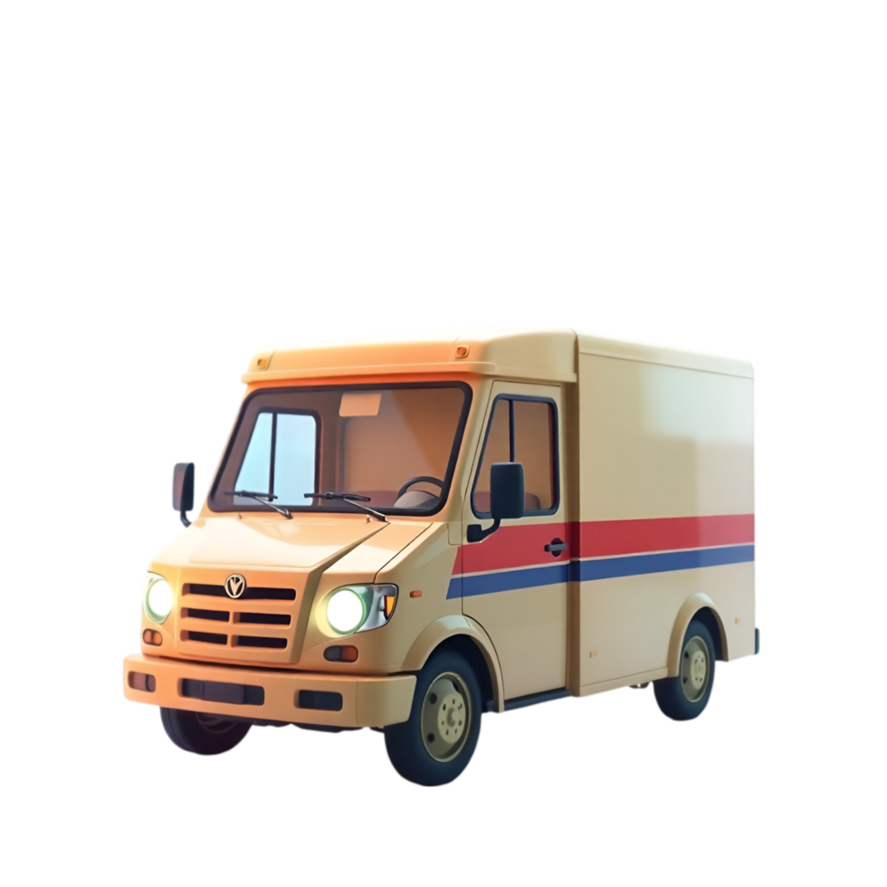Truck with Cargo Space for Efficient Delivery png