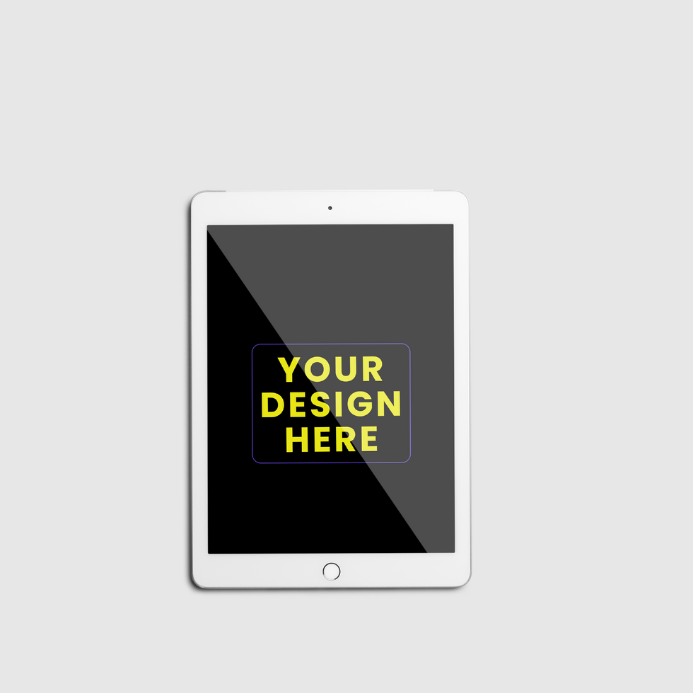 White Tablet Mockup psd