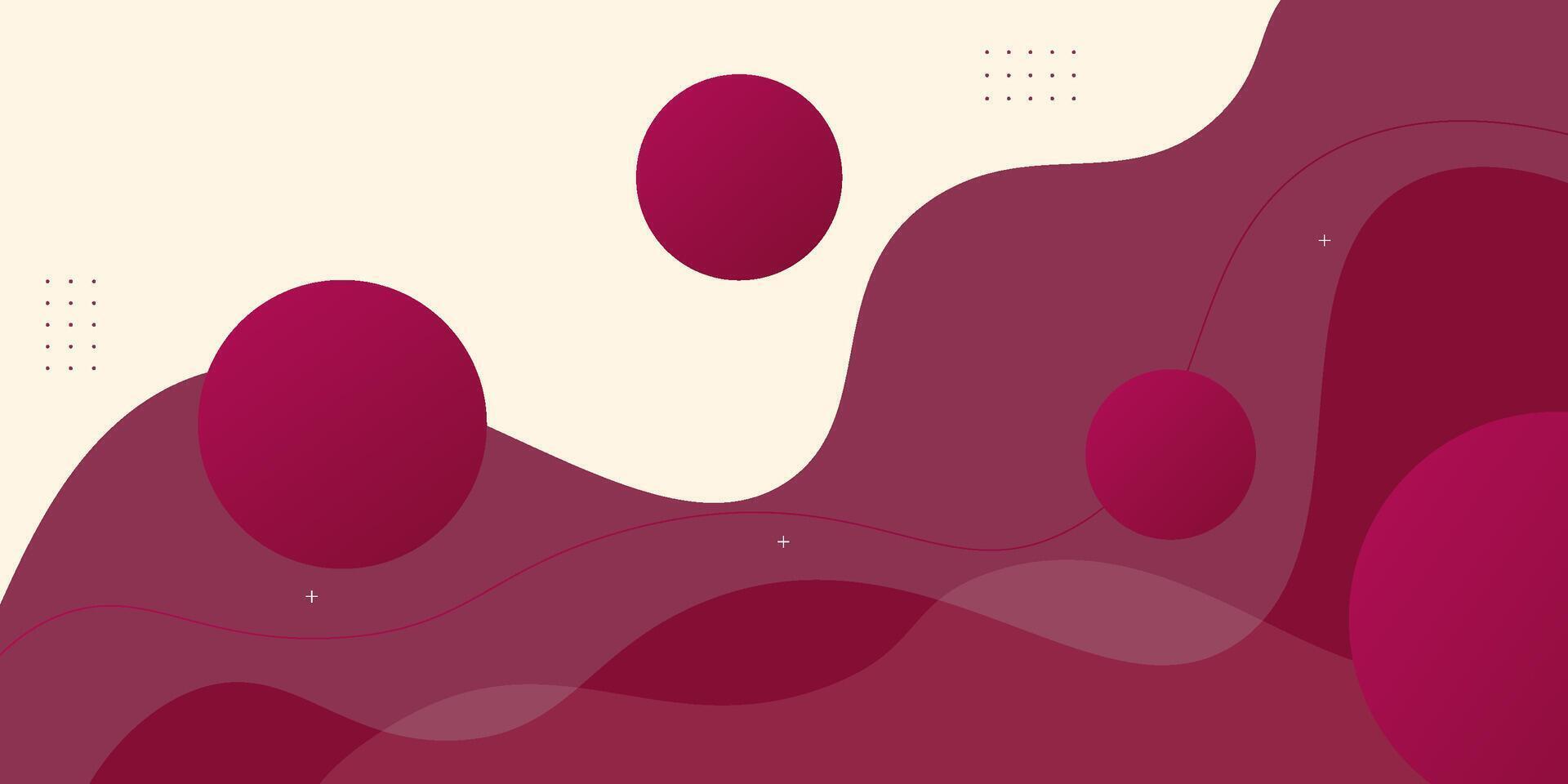 Abstract and bright red and white business banner design. Creative design for promotion. Trendy design with wave pattern. eps10 vector