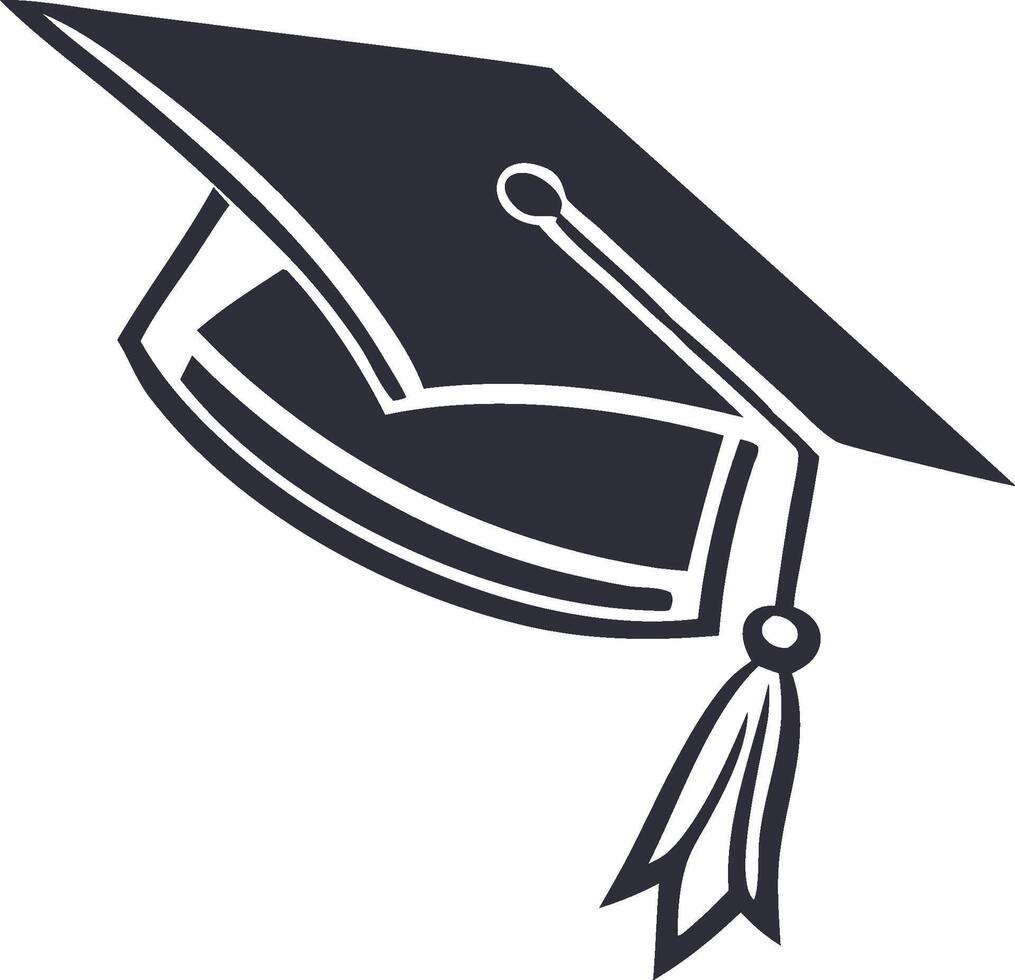 Symbol of Achievement graduation cap vector