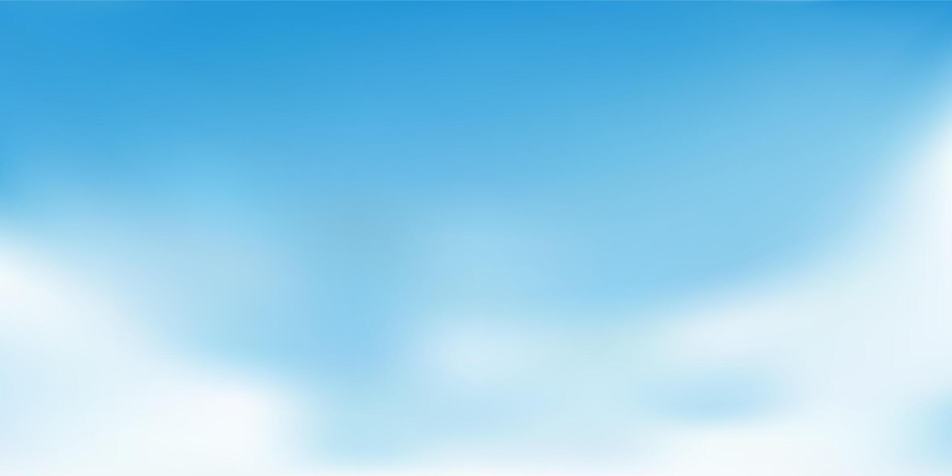 Cloudy blue sky gradient line. Simple day game background. Light circular cool sunburst summer . Bright white sunny soft spiritual sunshine. Pastel flare blast watercolor effect. Sun ray radial vector
