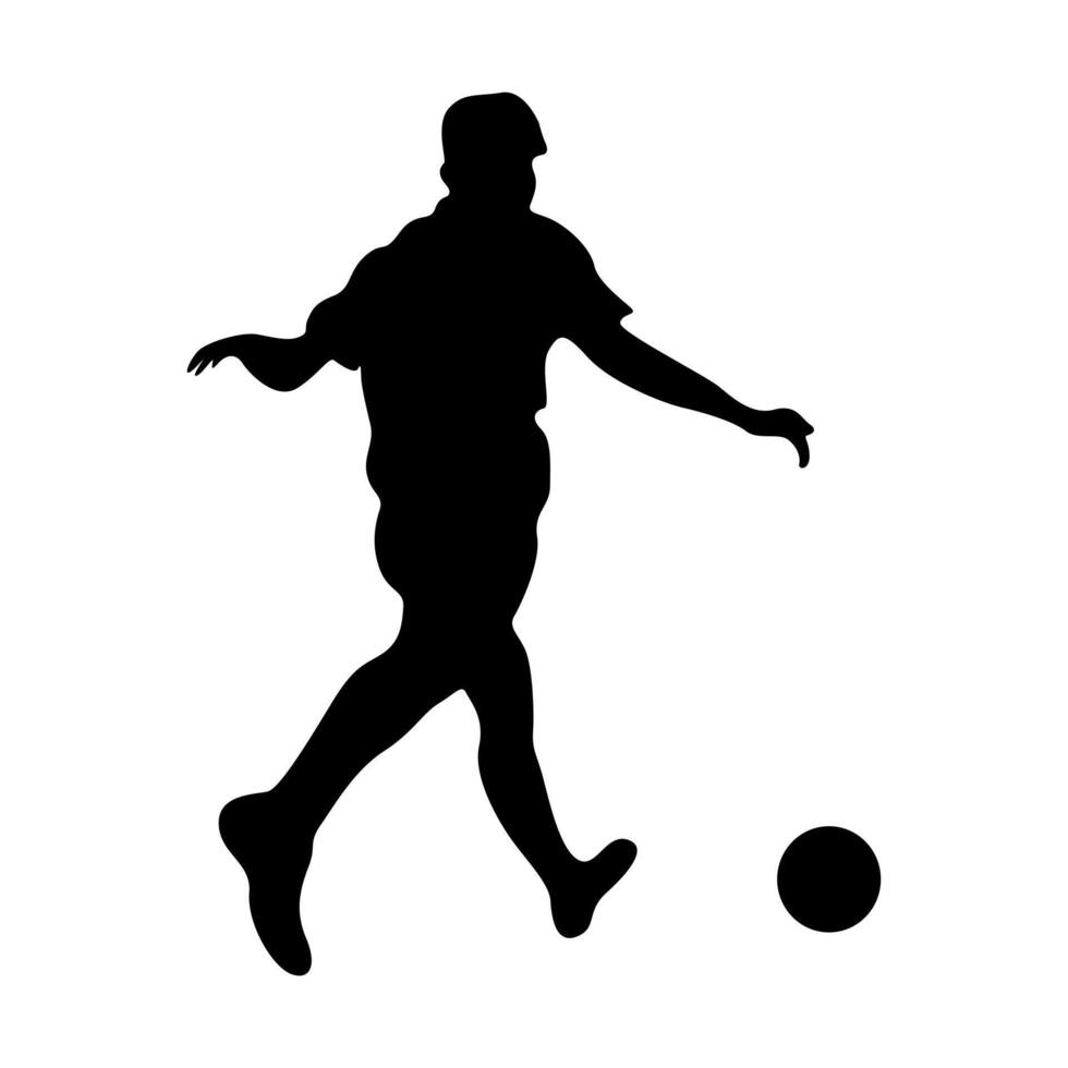 football soccer player man in action vector