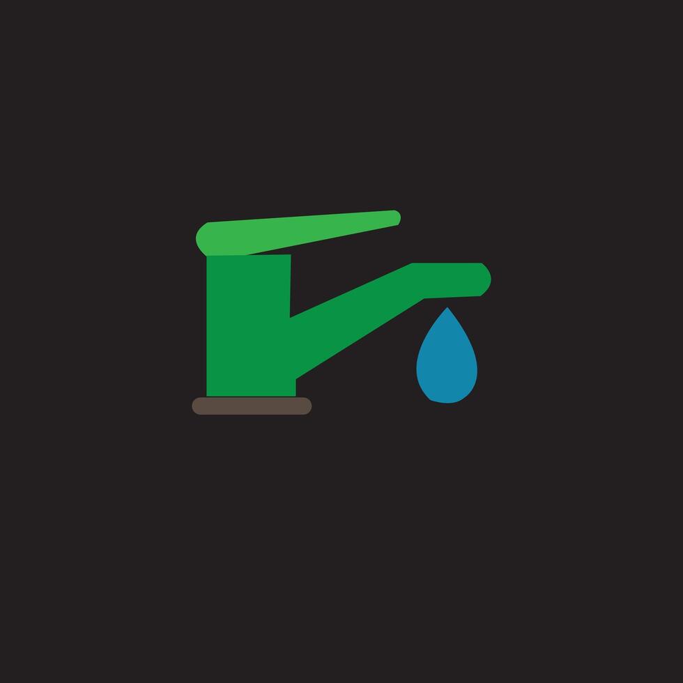 Washroom Icon taps vector