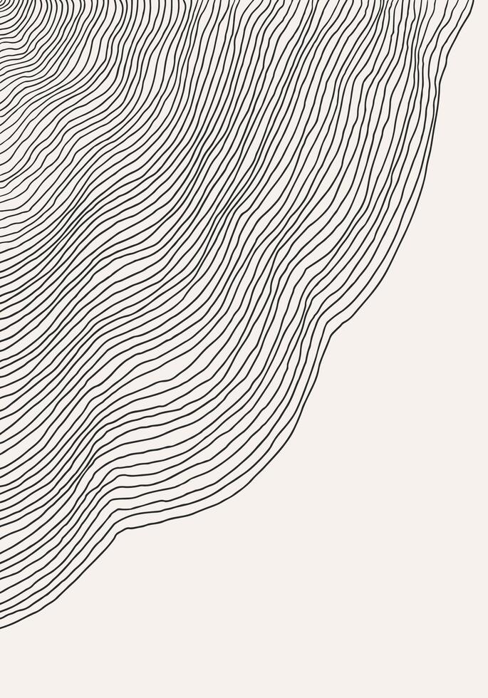 Minimalist wall art. Home decor wall prints. abstract creative minimalist artistic hand painted composition ideal for wall decoration vector