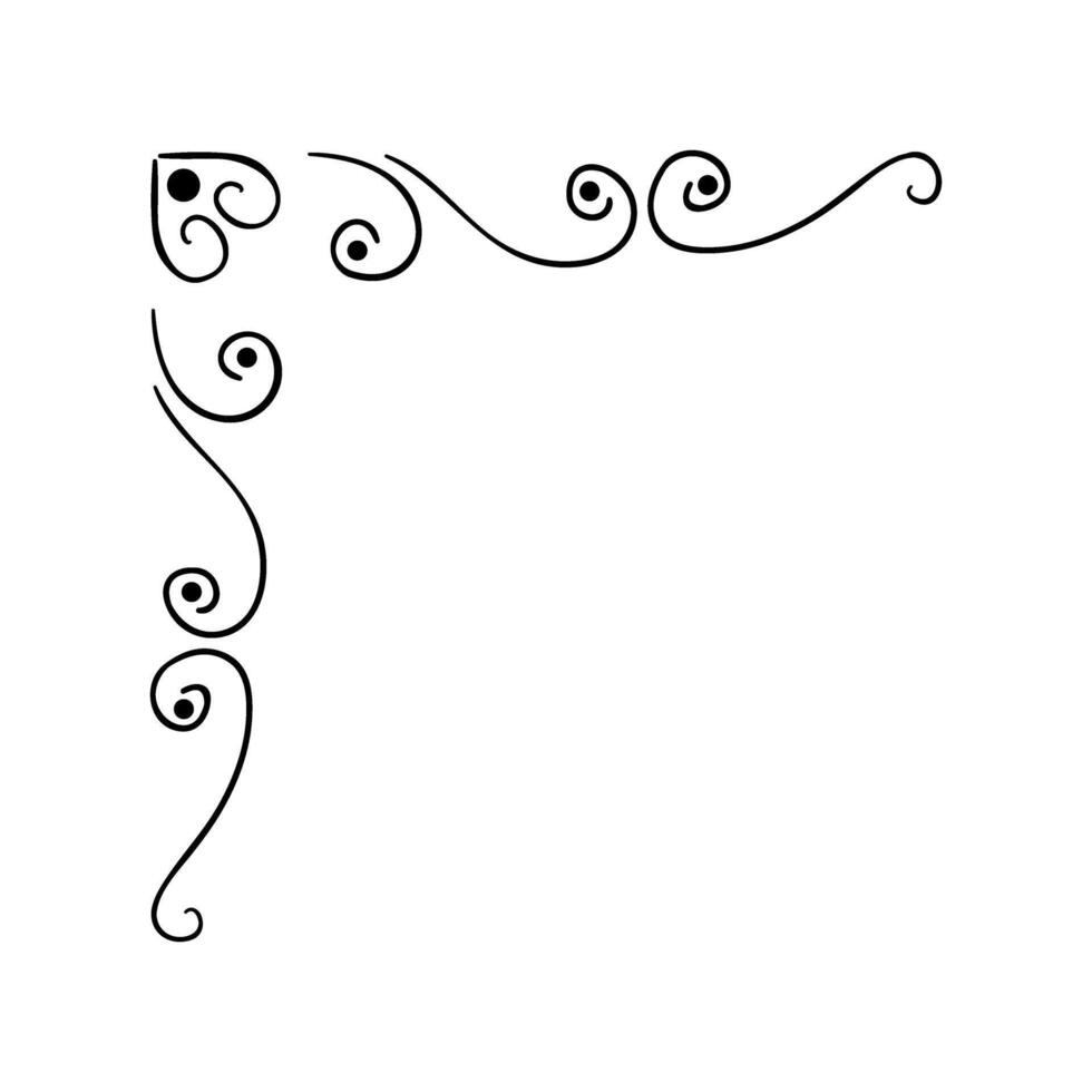 Ornamental vintage border on a white background. illustration. vector