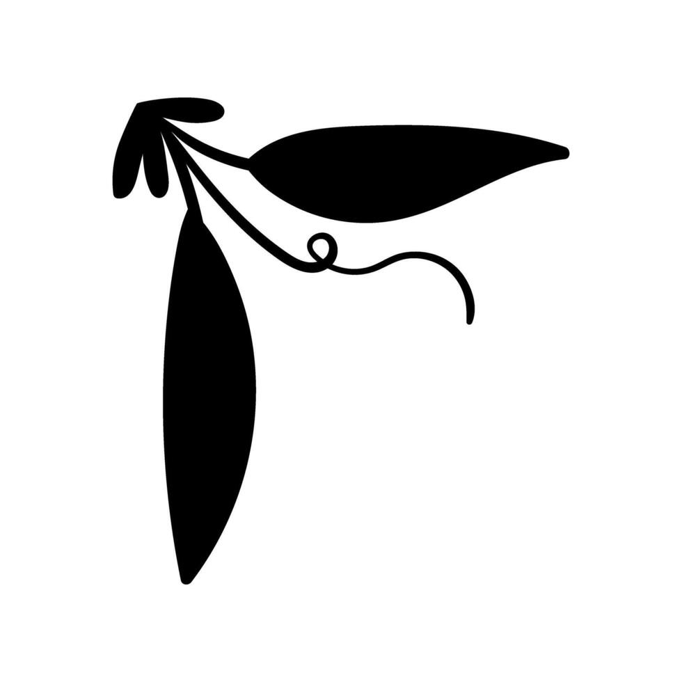 Pea icon. Simple illustration of pea icon for web vector