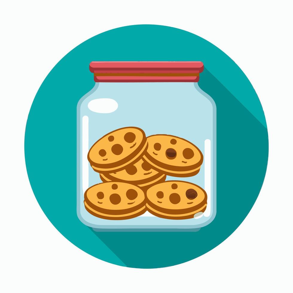 Cookies in a Jar vector