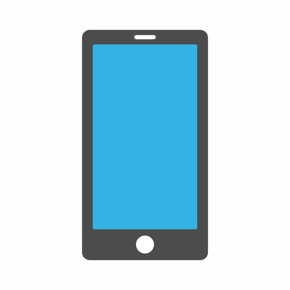 Touchscreen phone icon vector
