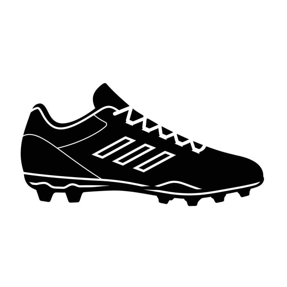 Soccer shoes icon vector