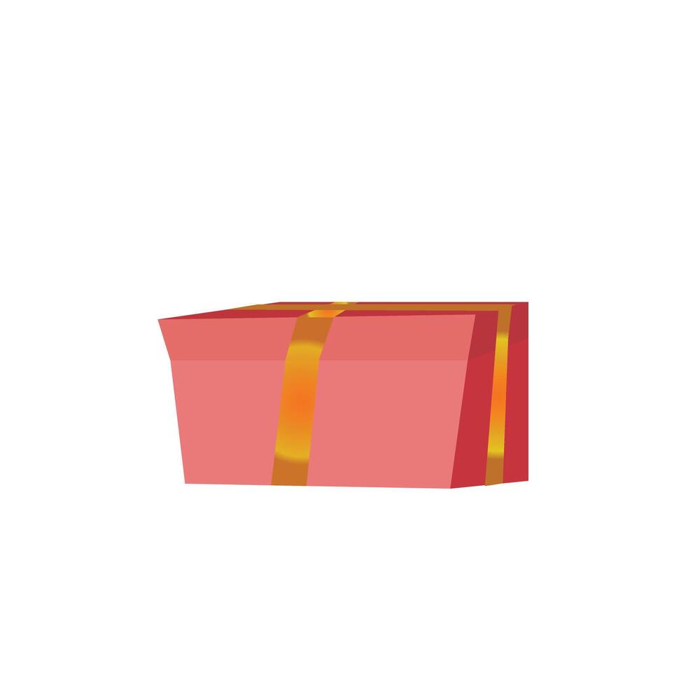 gift box llustration is isolated on a white background vector