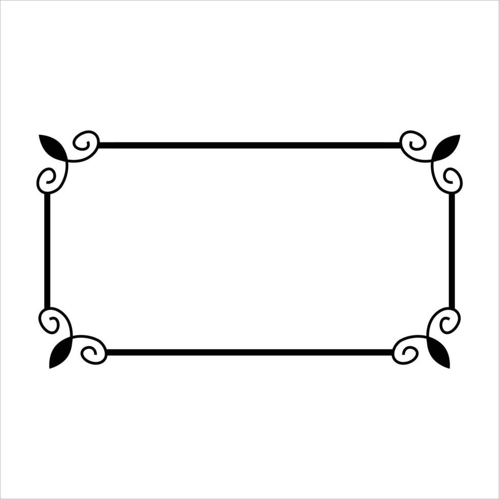 frame Illustration on a white background vector