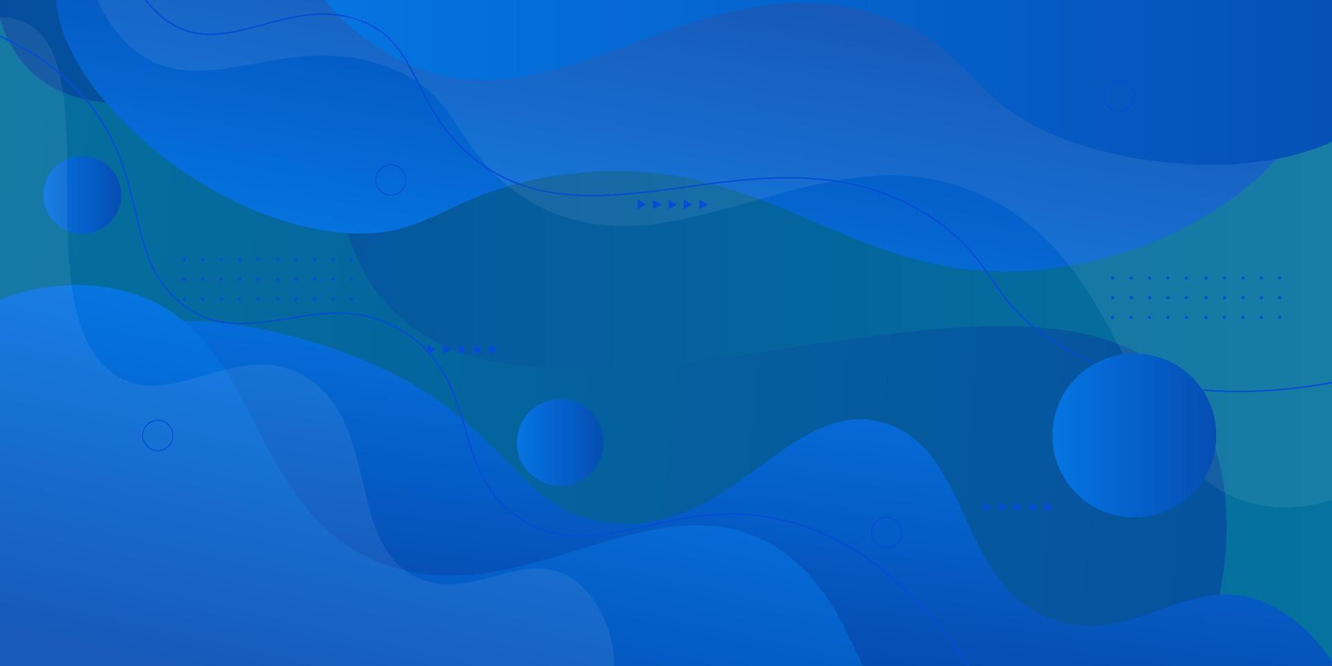 Liquid blue 3D background with blue gradient 3D design. Modern trendy color geometric pattern. Wave background. Abstract flyer. Colorful geometric poster background. Eps10 vector