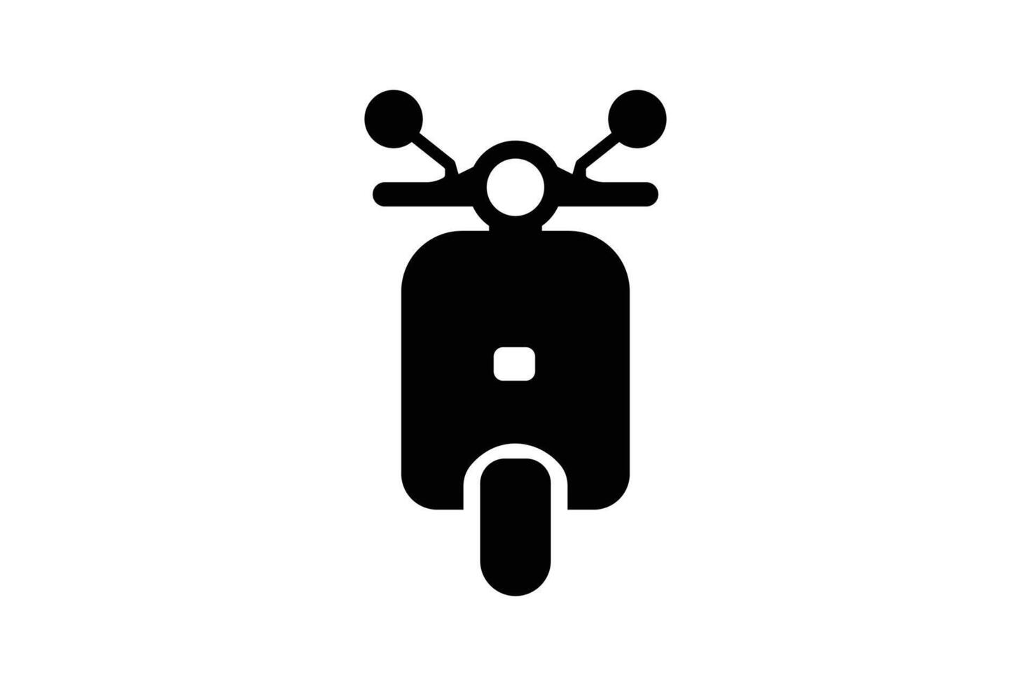 Modern Scooter Bike Icon Design, scooter bike icon, electric scooter icon, fast delivery scooter, electric bike symbol vector