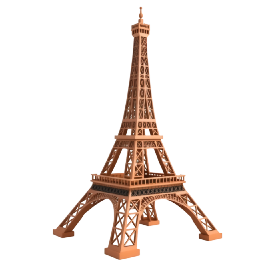 Eiffel la tour modèle, architectural merveille, Voyage souvenir png