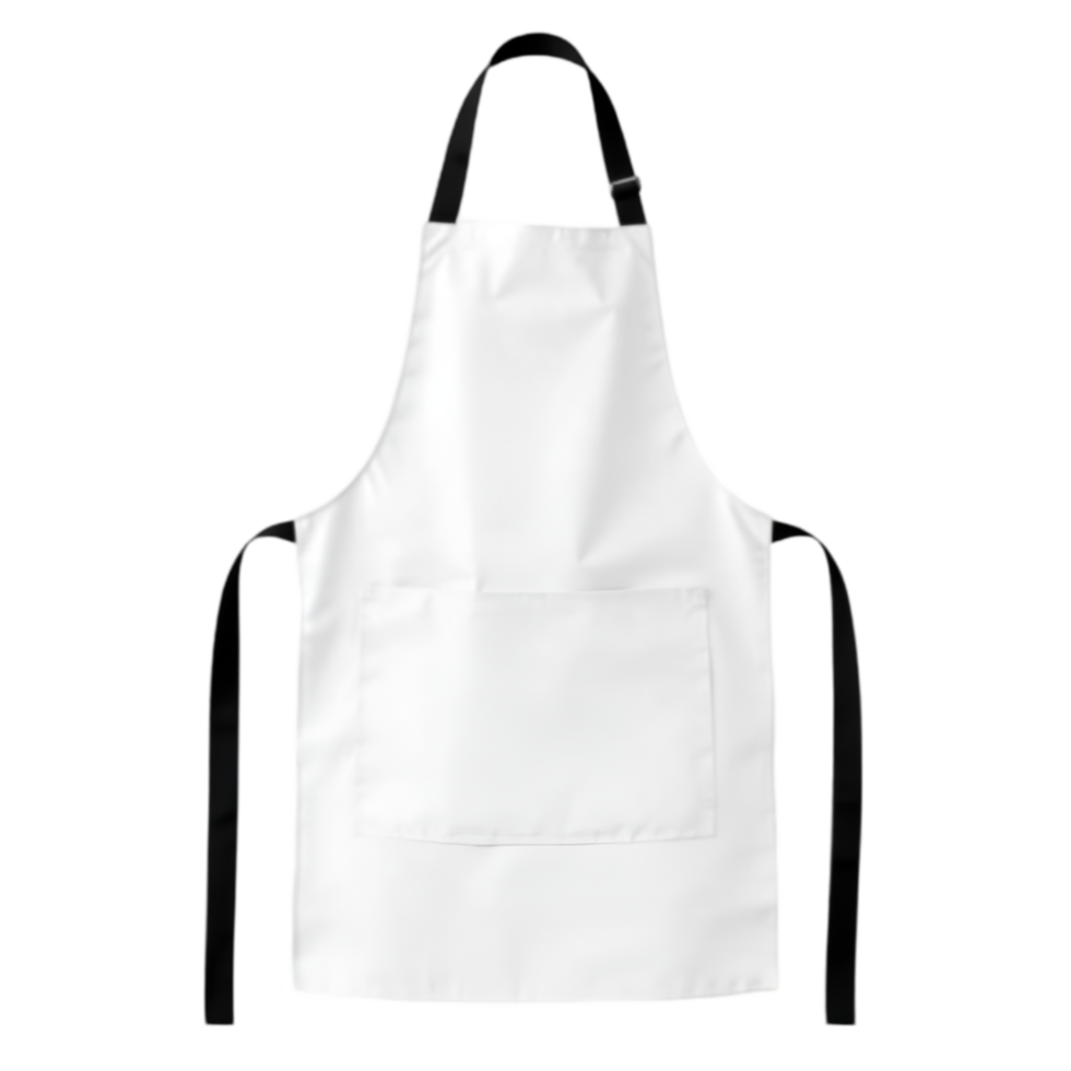 Blank Apron Design, Customizable Fabric, Culinary Use png