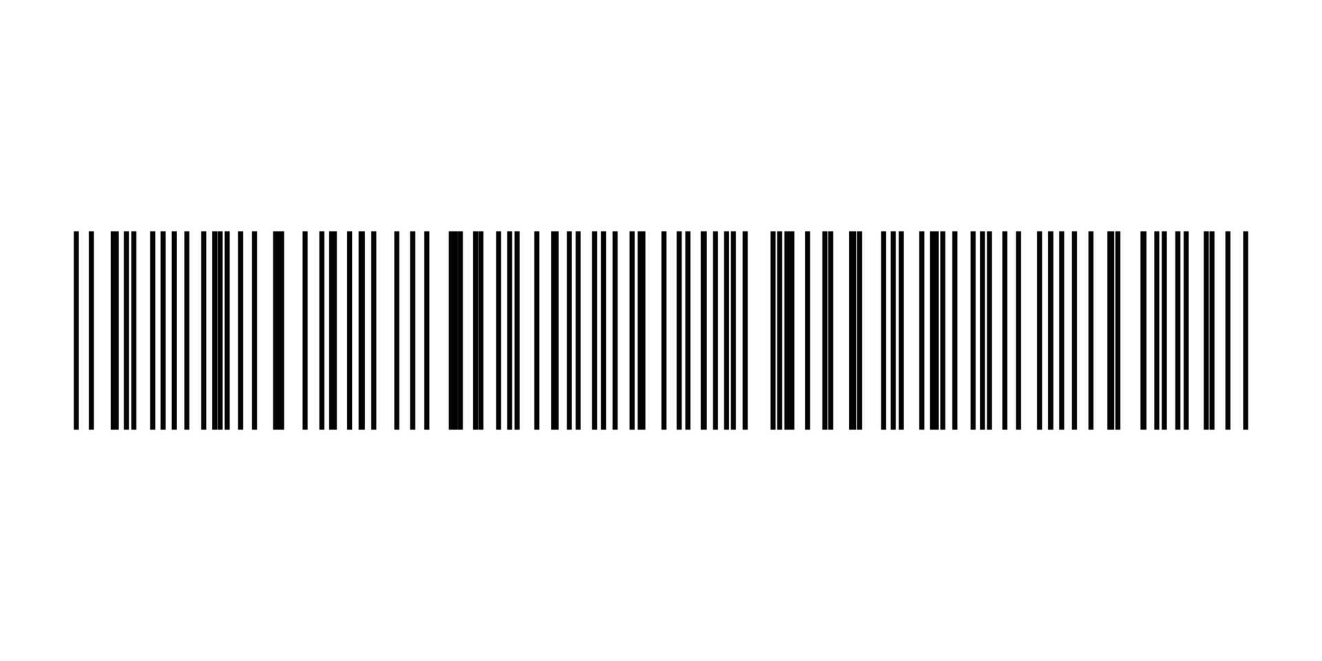 Barcode labels for design. Barcode code stripes sticker. vector