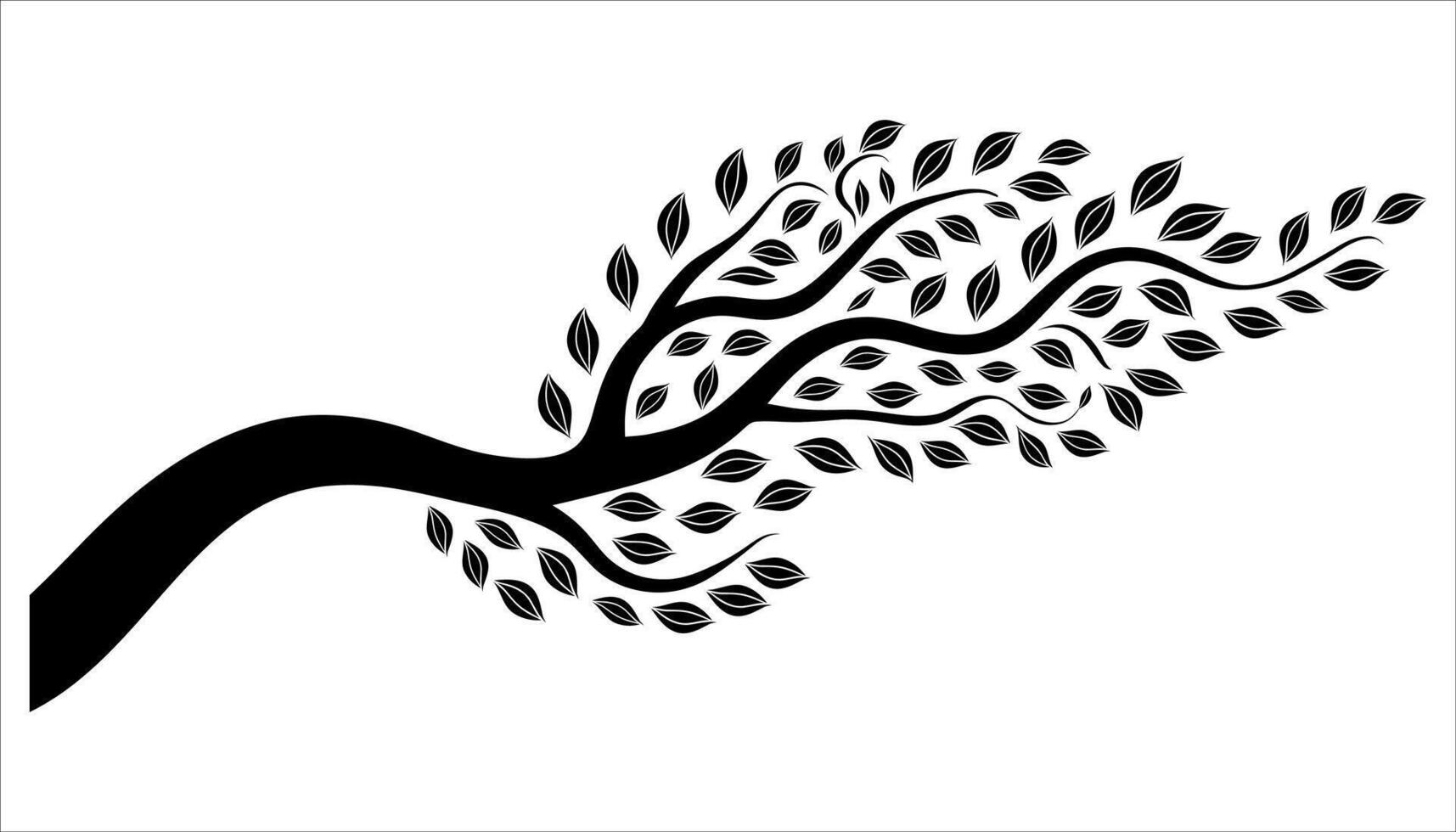 Branch with Leaves Icon - Tree and Nature Design vector