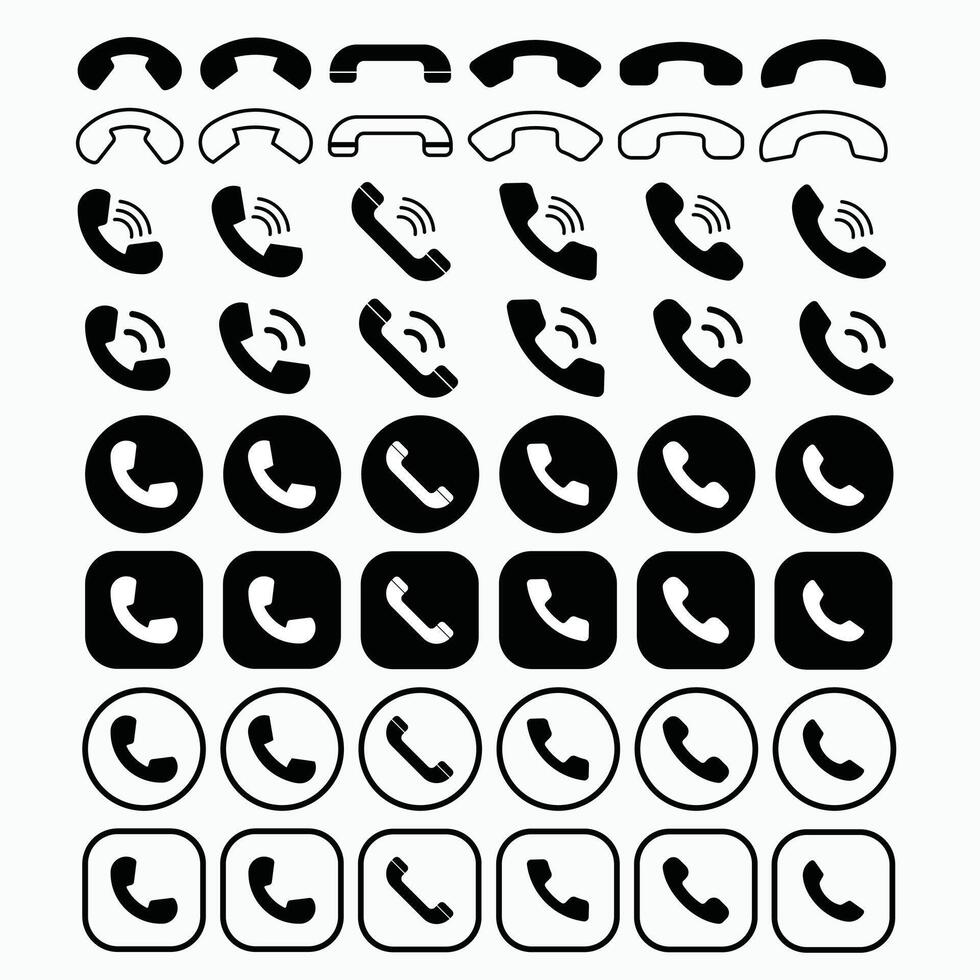 Call Icon, phone icon vector