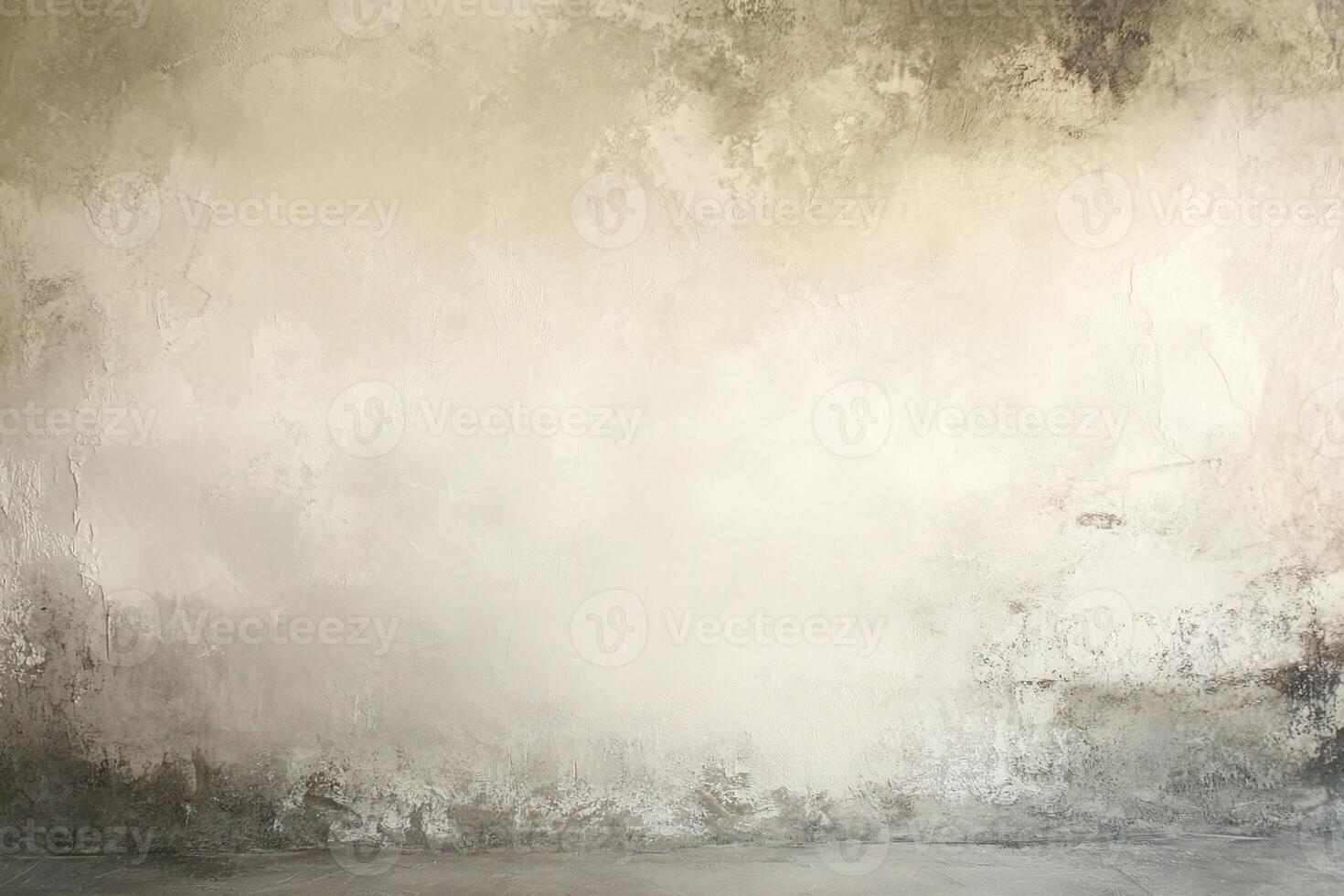 Textured Beige and Gray Concrete Wall with Subtle Grunge Effects Ideal for Backgrounds and Design Projects photo