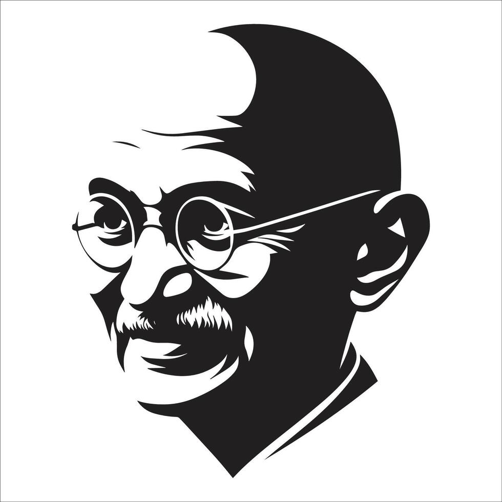 Gandhi Jayanti 2 October concept for Gandhi Birth Anniversary vector