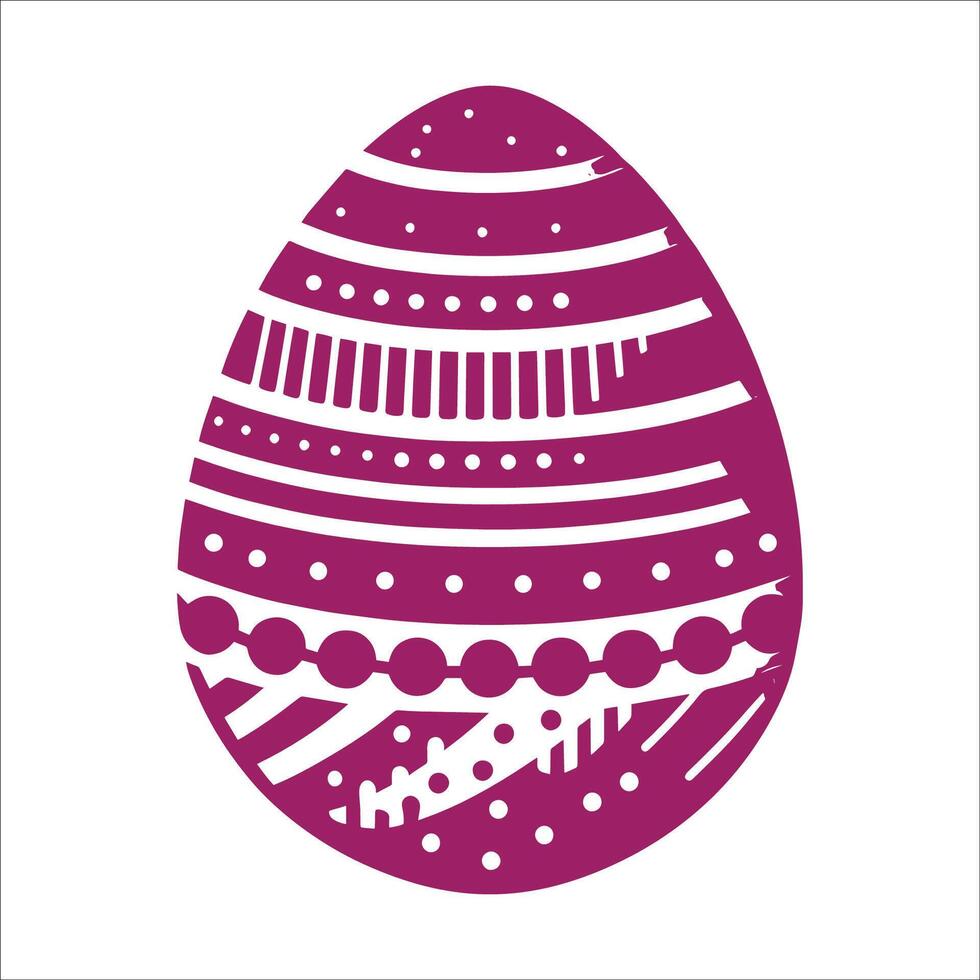 Easter egg illustration vector