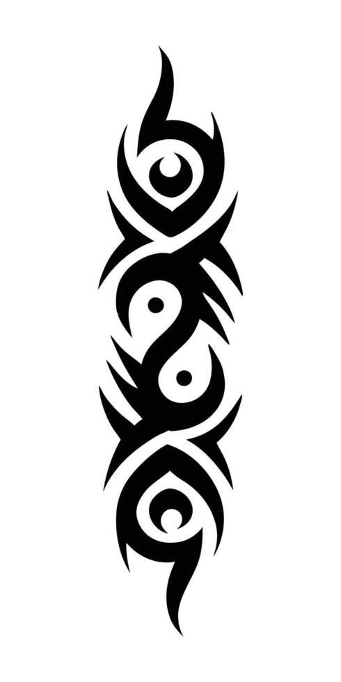 Tribal Tattoo Concept for Print and Digital Use vector