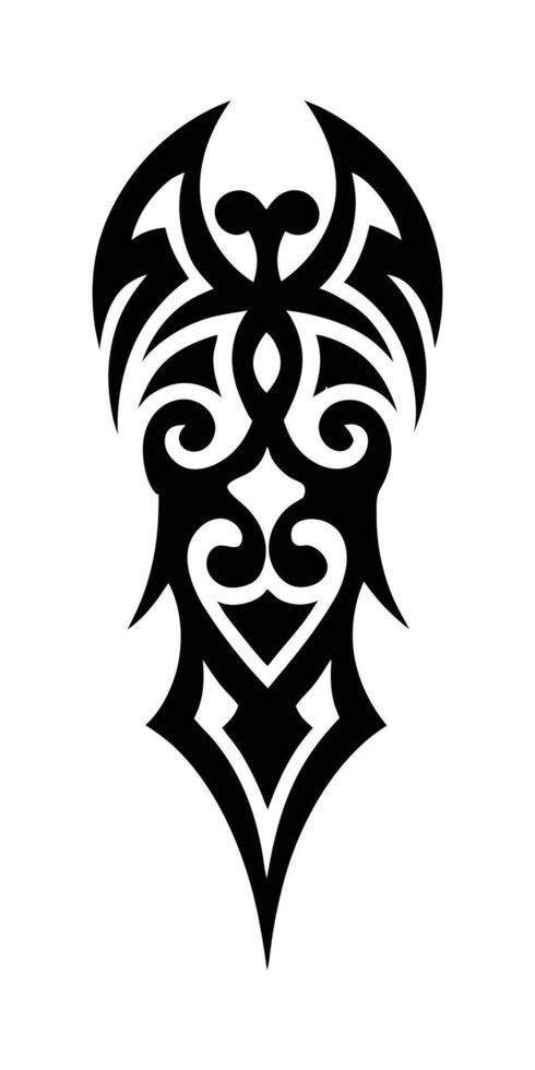 Traditional Tribal Tattoo Design for Microstock vector