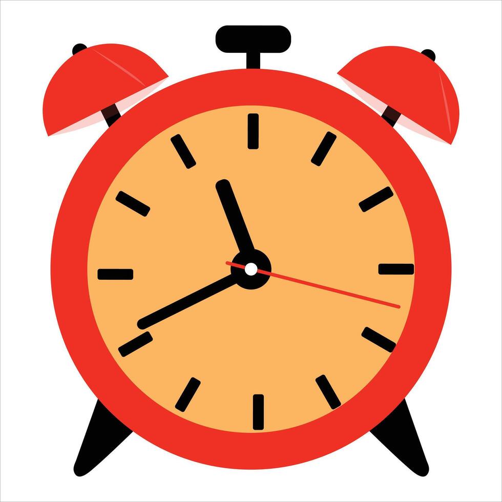Classic alarm clock Illustration vector