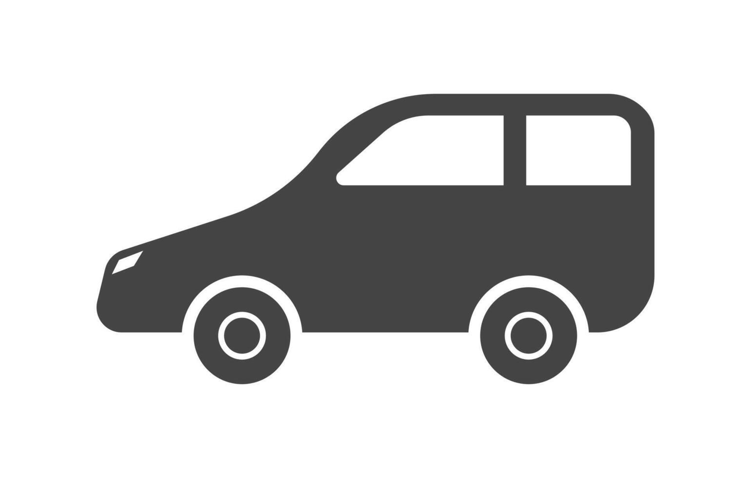 Simple car icon vector