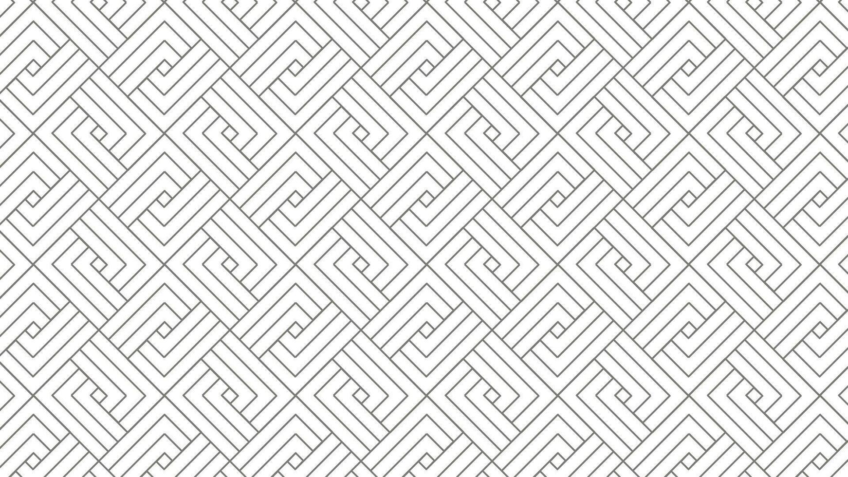 Modern geometric stripes pattern with interlocking lines in a minimalist monochrome design. Perfect for wallpapers, backgrounds, branding, textiles, and decorative art with a seamless layout. vector