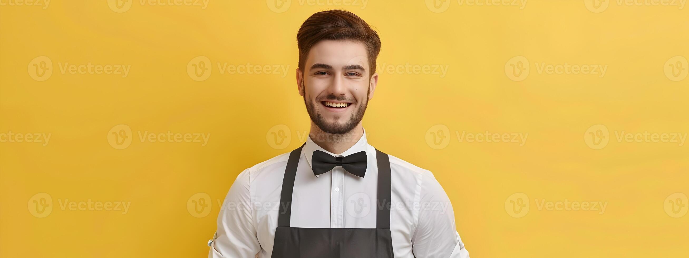 Enthusiastic Young Manager Excelling in Work Responsibilities with a Smile photo