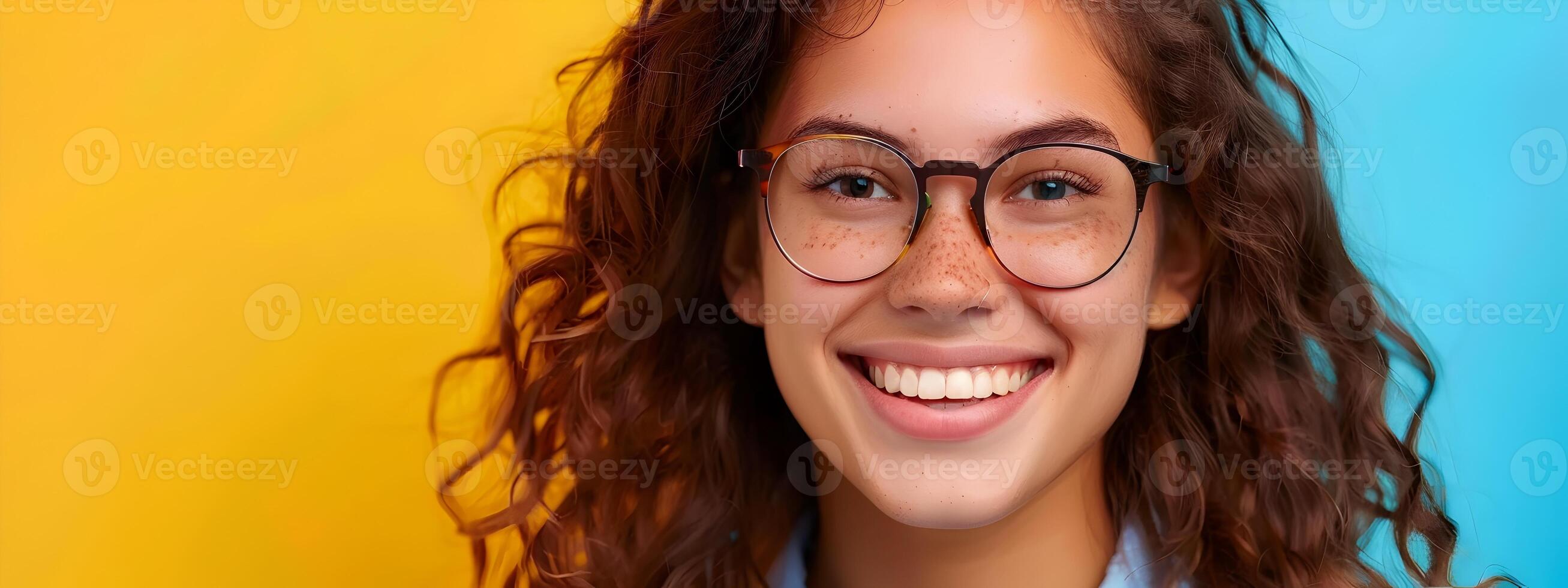 Happy Young Guidance Counselor Working Diligently on Career Development in Vibrant Office photo
