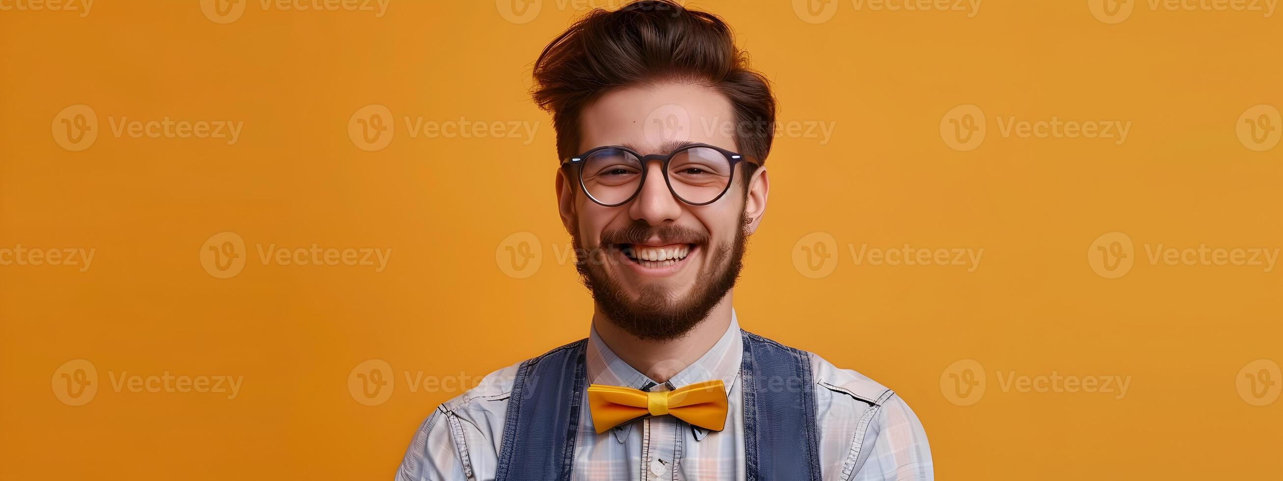 Happy Entertainment Specialist Excelling in Modern Workspace photo