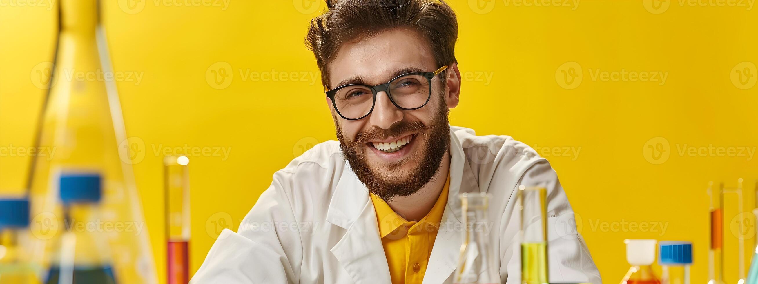 Young Atmospheric Scientist Pursues Innovation and Weather Forecasting in Vibrant Lab photo